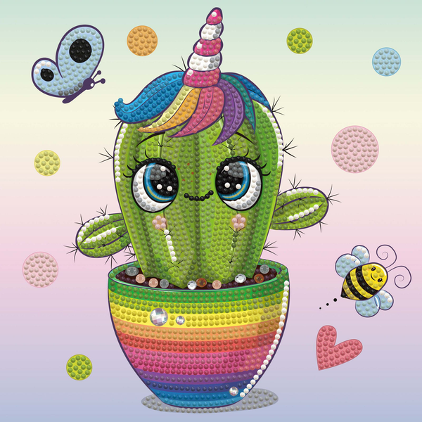 dotz Diamond Dotz DOTZIES Uni Cactus Diamond Painting - 9.1" x 9.1"