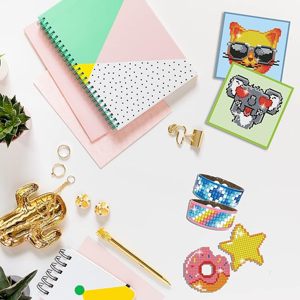 Dotz Diamond Dotz DOTZIES VARIETY KIT 6 Projects Diamond Painting