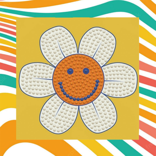 dotz Diamond Dotz DOTZIES Vintage Flower Diamond Painting - 5.1" x 5.1"