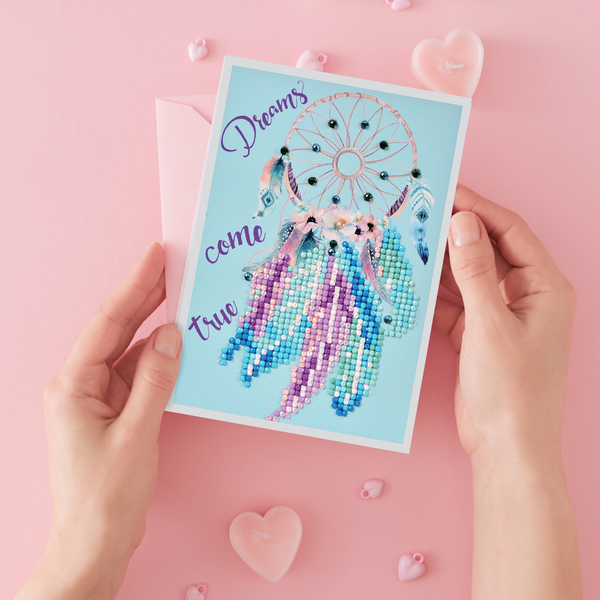 Dotz Diamond Dotz Dreams Come True Greeting Card - 5.0" X 7.0"