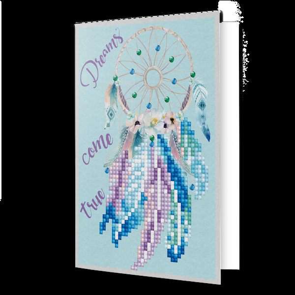 dotz Diamond Dotz Dreams Come True Greeting Card - 5.0" x 7.0"
