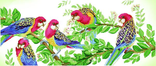 dotz Diamond Dotz Eastern Rosella Gathering - 14.6" x 34.3"