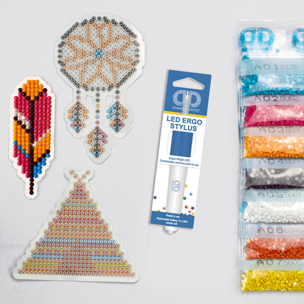 Dotz Diamond Dotz Ergo LED Stylus - Diamond Art Pen With Light