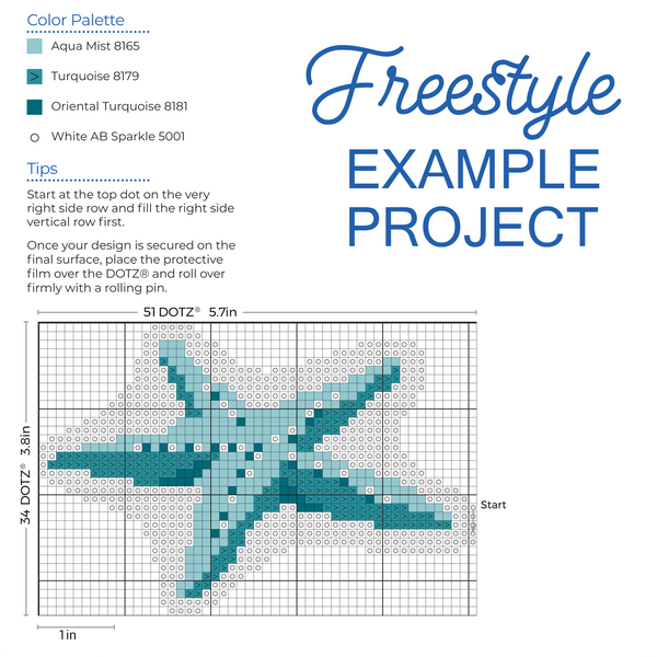 Dotz Diamond Dotz Fabric Roll - Plain Without Adhesive 30 X 48cm (12 X 19 In)