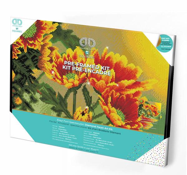 dotz Diamond Dotz Field Daisies Pre-Framed Kit - 13.8" x 17.7"