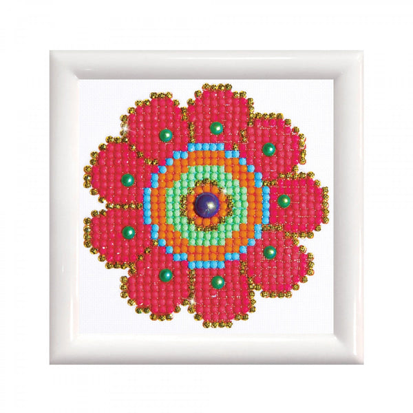 dotz Diamond Dotz Flower Power with Frame - 4.0" x 4.0"