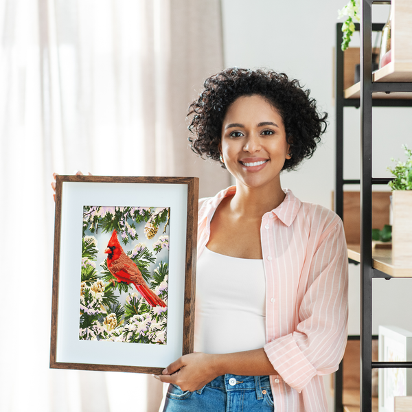 Dotz Diamond Dotz Good Fortune Cardinal - 14.0" X 17.9"