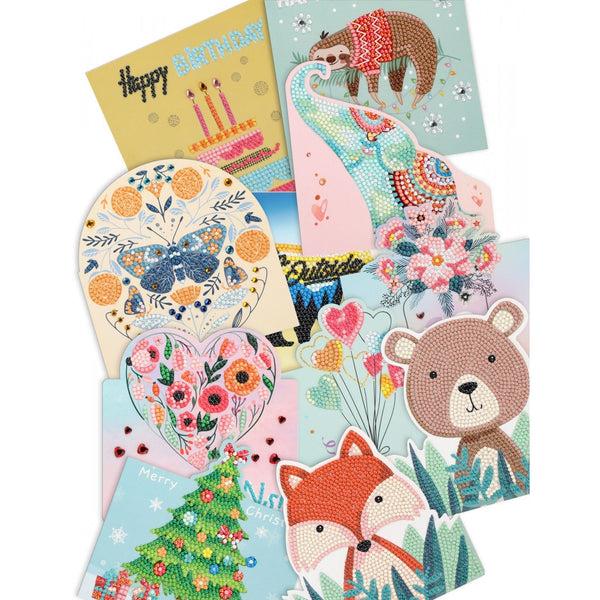 Dotz Diamond Dotz Greeting Cards Value Pack - 6.0" X 6.0"