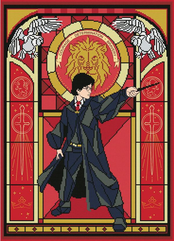 dotz Diamond Dotz Harry Potter Harry Stained Glass - 20.5" x 28.4"