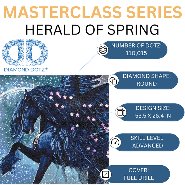 Dotz Diamond Dotz Herald Of Spring Masterclass - 53.5" X 26.4"