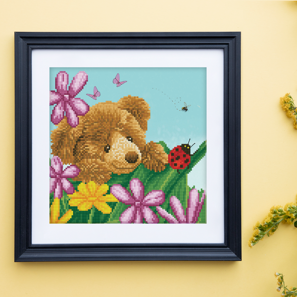 Dotz Diamond Dotz Honey Pot Bear: Hide & Seek - 12.0" X 12.0"