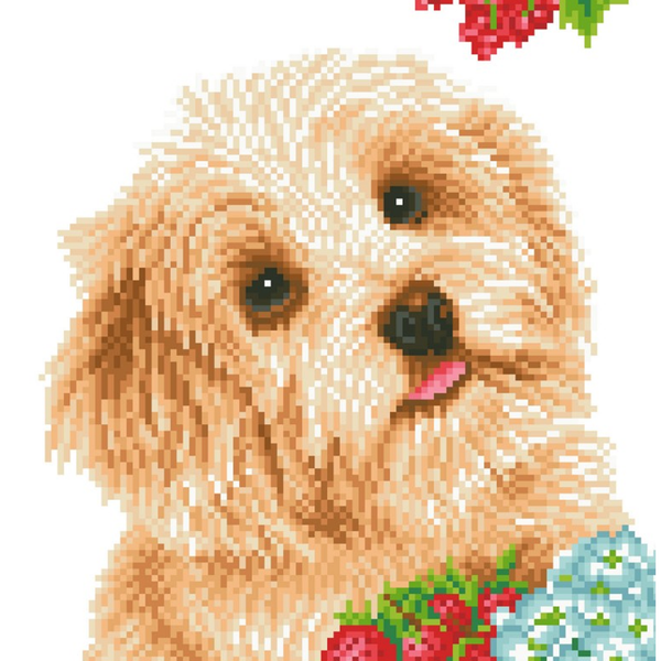 Dotz Diamond Dotz I Love My Dog With Frame - 12.0" X 12.0"