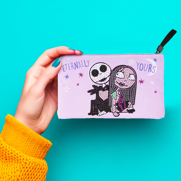 Dotz Diamond Dotz Jack And Sally Zipper Pouch - 7.75 X 4.5