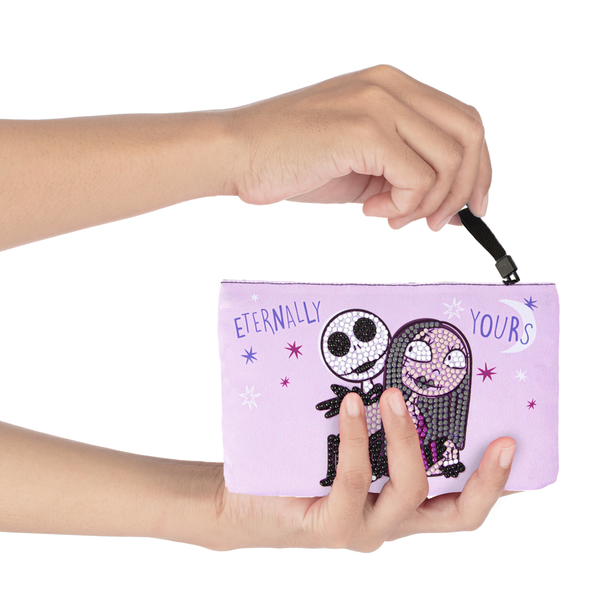 Dotz Diamond Dotz Jack And Sally Zipper Pouch - 7.75 X 4.5