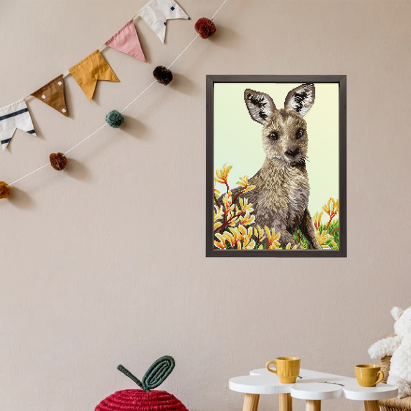 Dotz Diamond Dotz Kangaroo & Kangaroo Paw - 16.1" X 20.1"