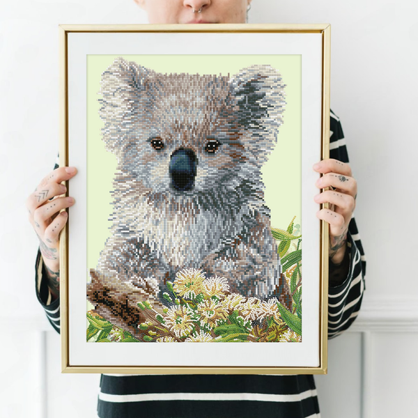 Dotz Diamond Dotz Koala & Eucalyptus Blossom - 16.1" X 20.1"