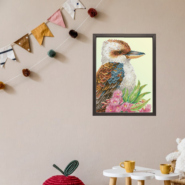 Dotz Diamond Dotz Kookaburra & Gum Blossom - 16.1" X 20.1"