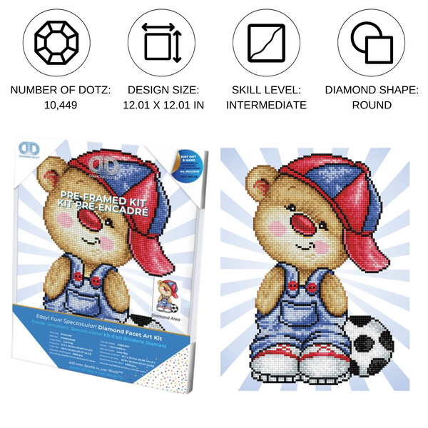 Dotz Diamond Dotz Let's Play With Frame - 10.9" X 14.1"