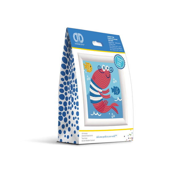 Dotz Diamond Dotz Lobster Tale Framed Kit - 4.0" X 4.0"