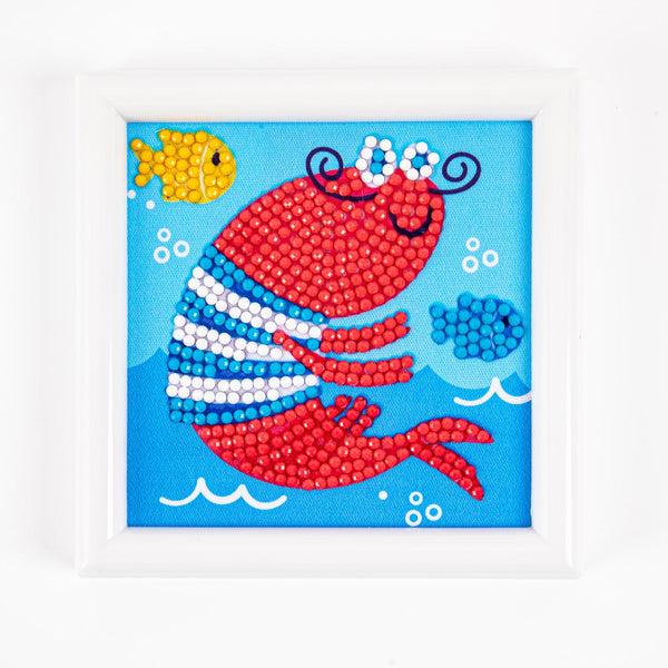 Dotz Diamond Dotz Lobster Tale Framed Kit - 4.0" X 4.0"