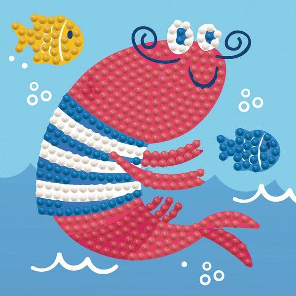 dotz Diamond Dotz Lobster Tale Framed Kit - 4.0" x 4.0"