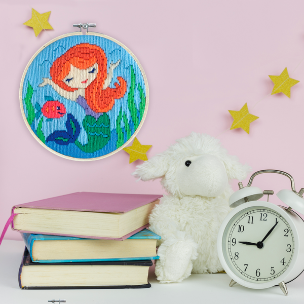 Dotz Diamond Dotz Long Stitch Cross Stitch Mermaid Song - 6.0"