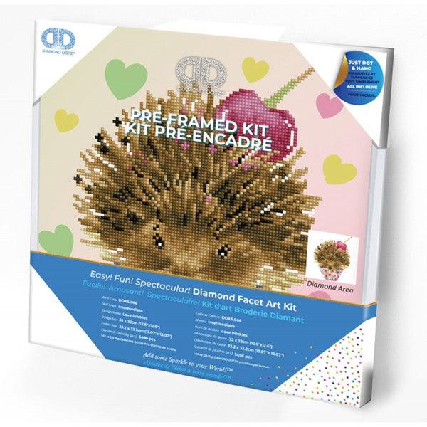 Dotz Diamond Dotz Love Prickles With Frame - 12.6" X 12.6"