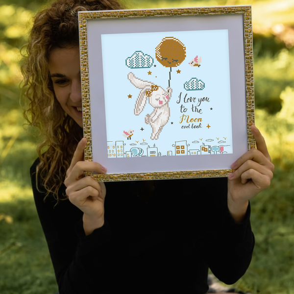 Dotz Diamond Dotz Love You To The Moon & Back - 12.6" X 12.6"