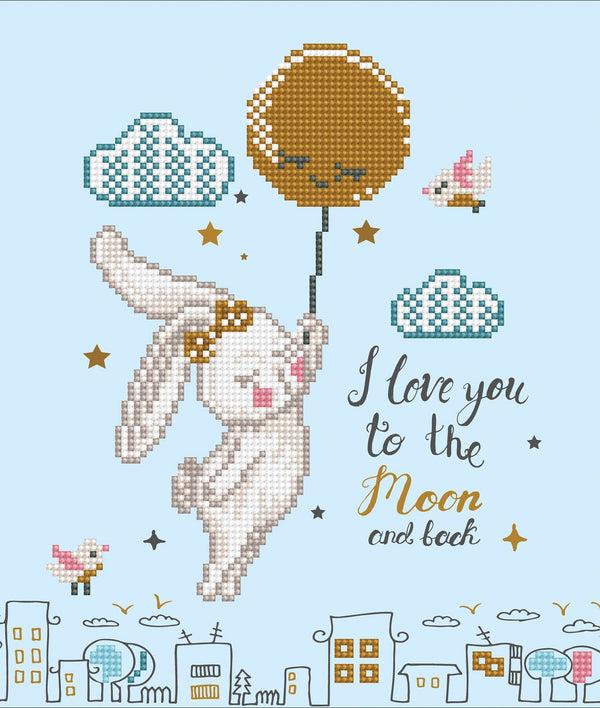 dotz Diamond Dotz Love You to the Moon & Back - 12.6" x 12.6"