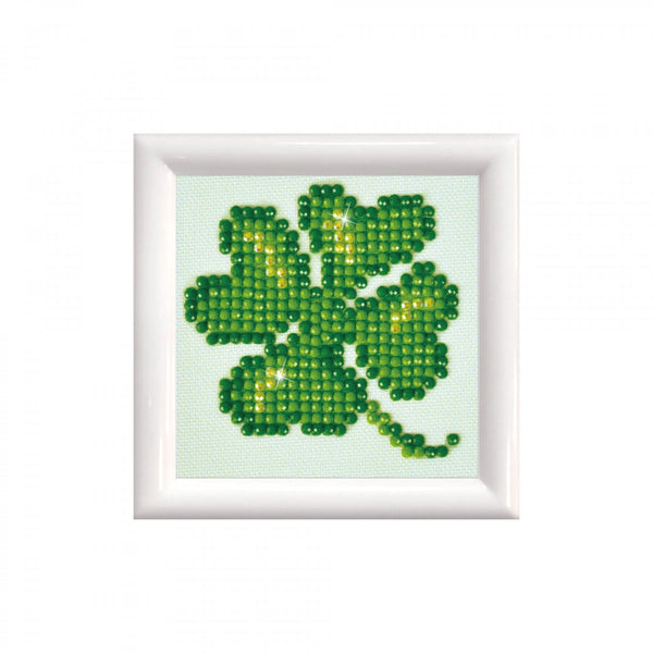 dotz Diamond Dotz Lucky Leaves with Frame - 3.0" x 3.0"