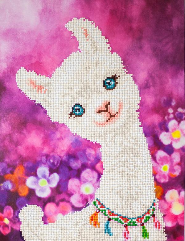 dotz Diamond Dotz Lulu Llama with Frame - 12.6" x 16.5"