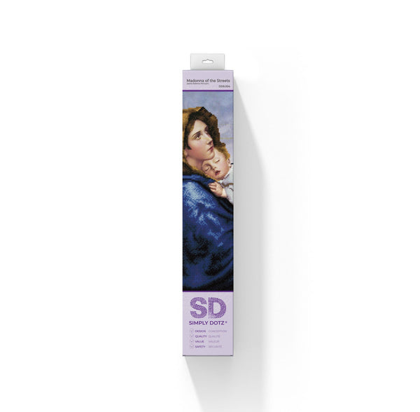 Dotz Diamond Dotz Madonna Of The Streets Apres Roberto Ferruzzi - 14.6" X 20.3"