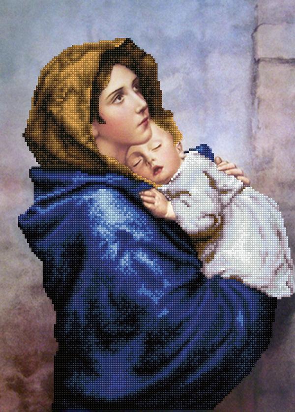 dotz Diamond Dotz Madonna of the Streets apres Roberto Ferruzzi - 14.6" x 20.3"