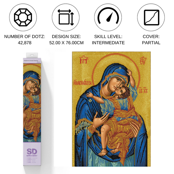 Dotz Diamond Dotz Madonna Sweet Kissing - 20.5" X 29.9"