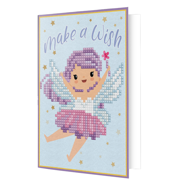 dotz Diamond Dotz Make A Wish Greeting Card - 5.0" x 7.0"