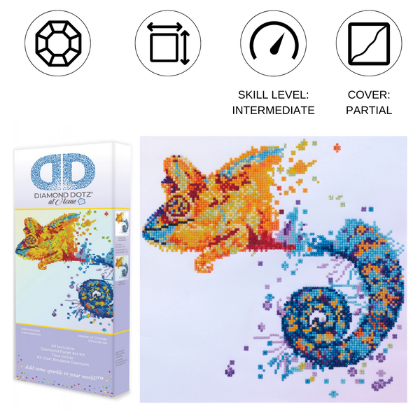 Dotz Diamond Dotz Master Of Change Chameleon - 12.6" X 12.6"