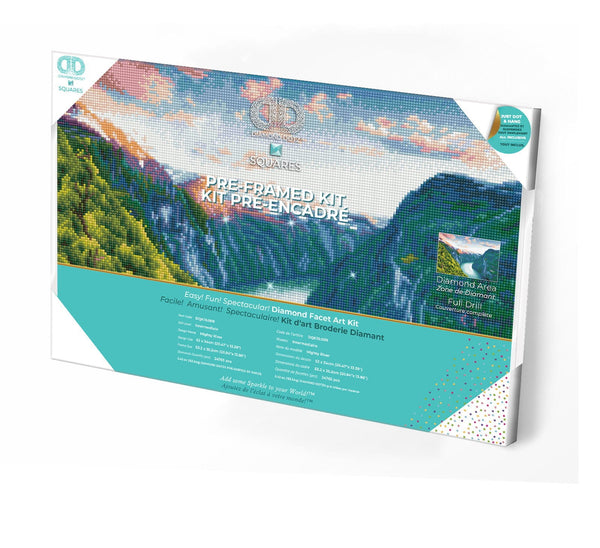 dotz Diamond Dotz Mighty River Pre-Framed Kit - 20.5" x 13.4"