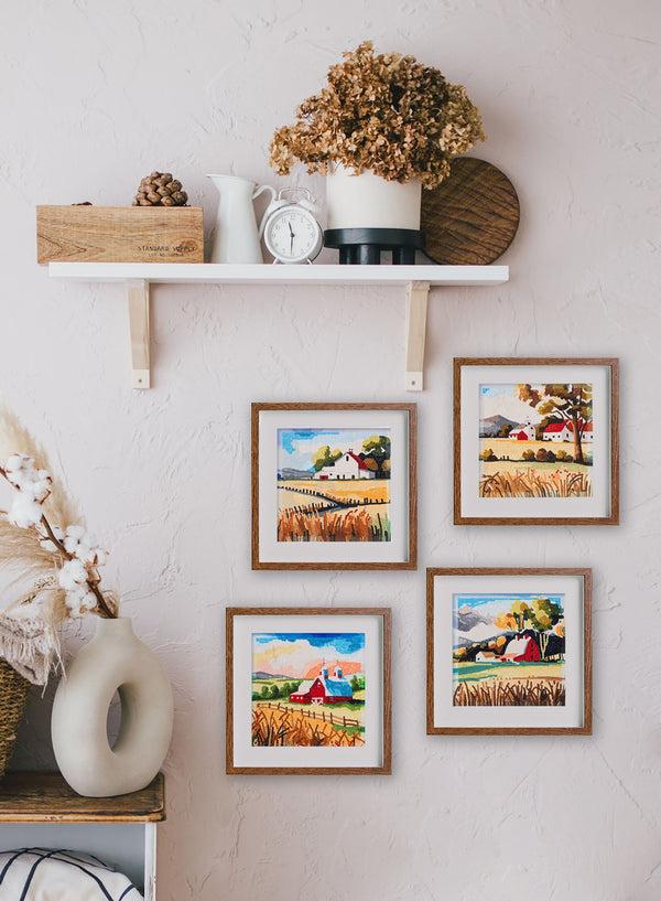 Dotz Diamond Dotz Mini Dotz Countryside Views Diamond Painting - 5.0" X 5.0"