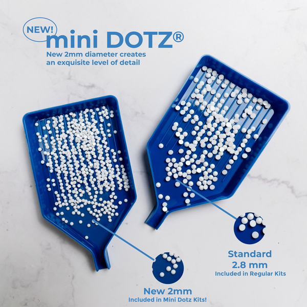 Dotz Diamond Dotz Mini Dotz Four Beauties Diamond Painting - 5.0" X 5.0"