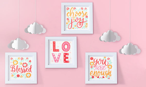 Dotz Diamond Dotz Mini Dotz Love Blessings Diamond Painting Each Design - 5.0" X 5.0"