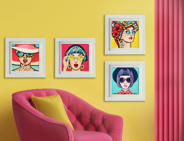 Dotz Diamond Dotz Mini Dotz Modern Women Diamond Painting - 5.0" X 5.0"