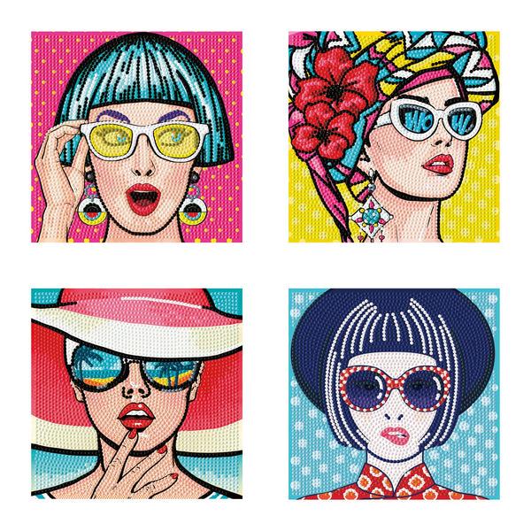 dotz Diamond Dotz Mini Dotz Modern Women Diamond Painting - 5.0" x 5.0"