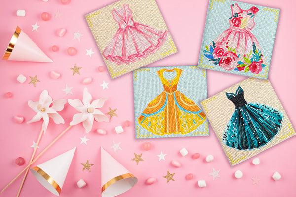 Dotz Diamond Dotz Mini Dotz Party Dresses Diamond Painting - 5.0" X 5.0"
