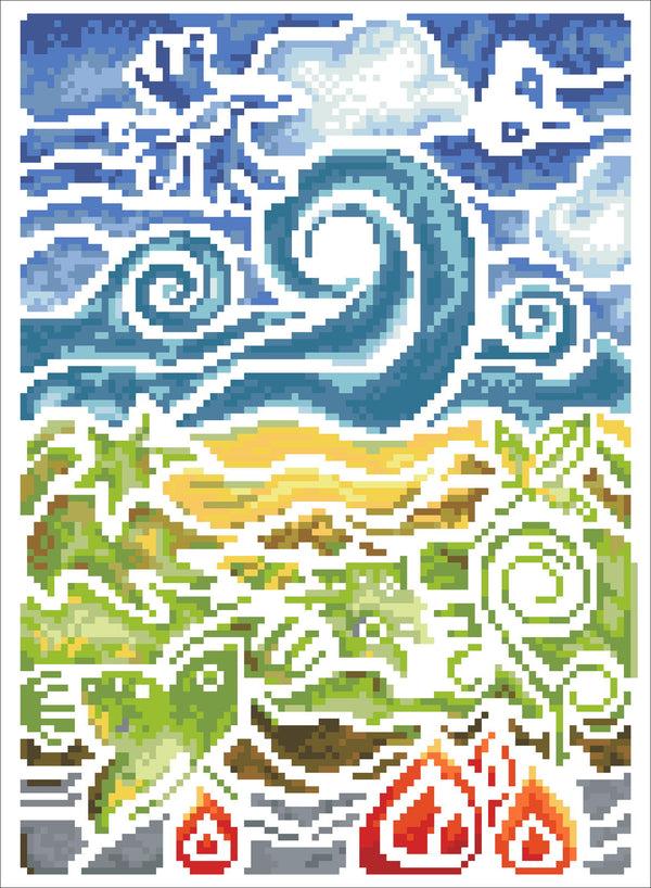 dotz Diamond Dotz Natural Wonders Mosaic - 10.6" X 14.6"
