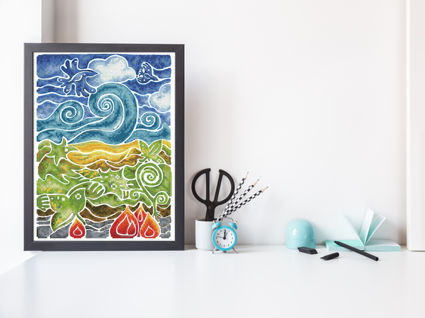 Dotz Diamond Dotz Natural Wonders Mosaic - 10.6" X 14.6"