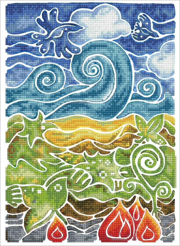 dotz Diamond Dotz Natural Wonders Mosaic - 10.6" x 14.6"