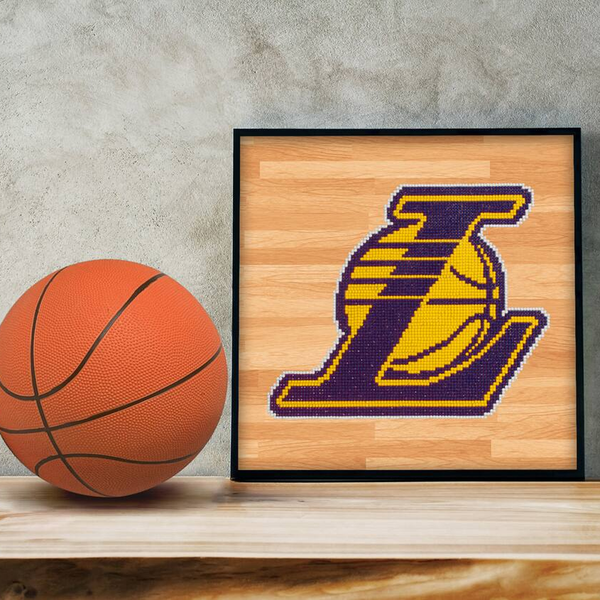 Dotz Diamond Dotz NBA Los Angeles Lakers - 12.6" X 12.6"