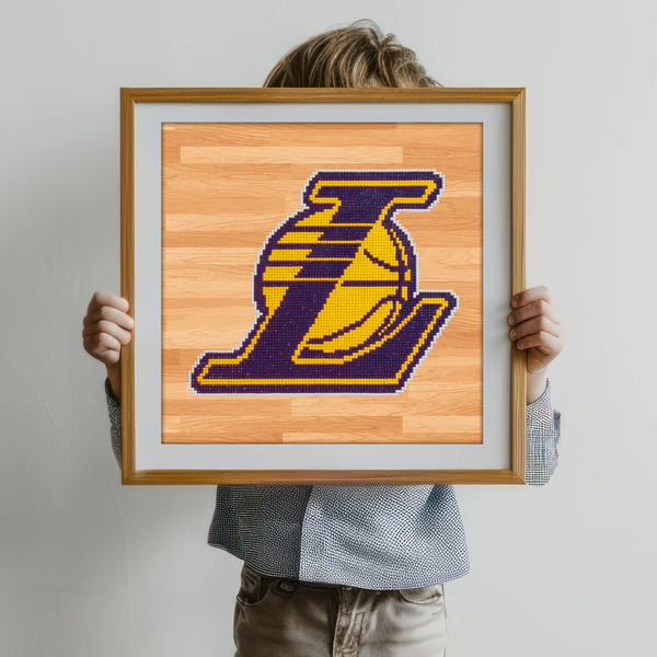 Dotz Diamond Dotz NBA Los Angeles Lakers - 12.6" X 12.6"