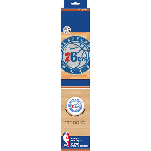 Dotz Diamond Dotz NBA Philadelphia 76ers - 12.6" X 12.6"