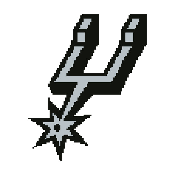 Dotz Diamond Dotz NBA San Antonio Spurs - 12.6" X 12.6"